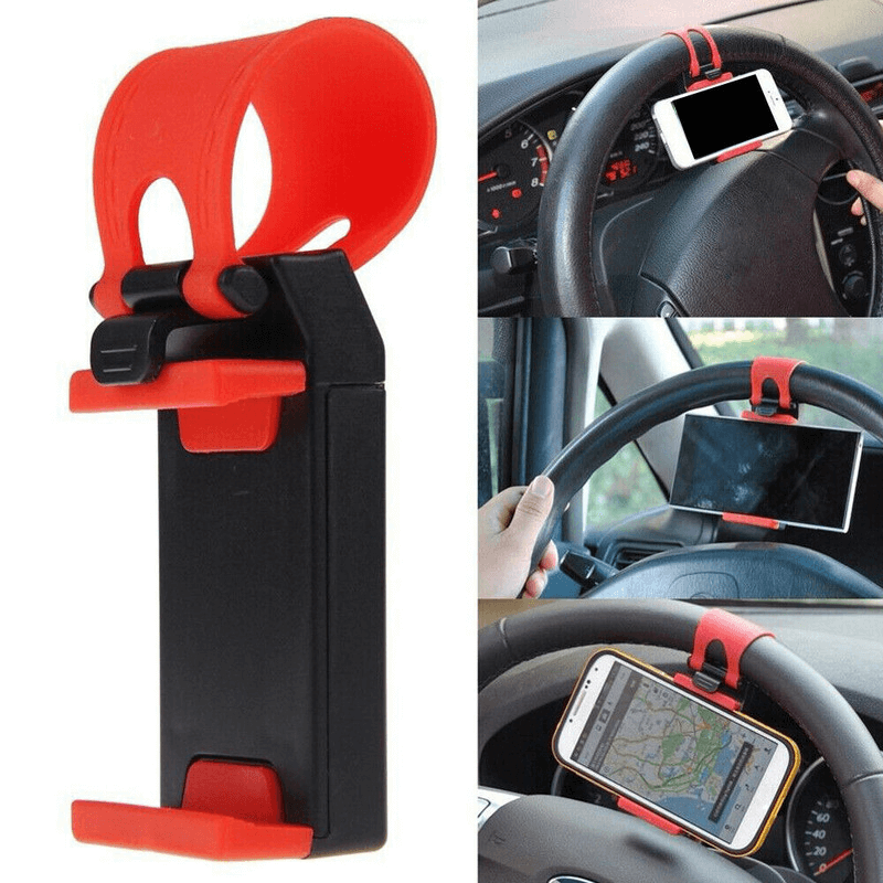 Universal Car Steering Wheel Mobile Phone Holder