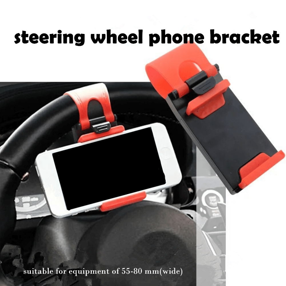 Universal Car Steering Wheel Mobile Phone Holder