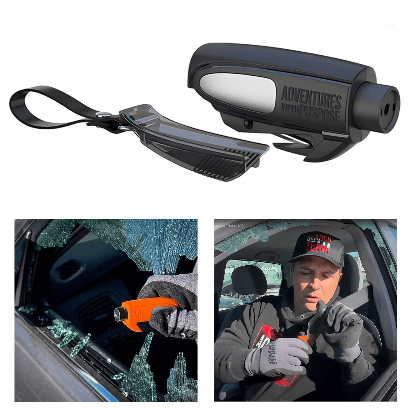 🔥Last Day Promotion 48% OFF-2-in-1 Emergency Window Breaker & Seatbelt Cutter