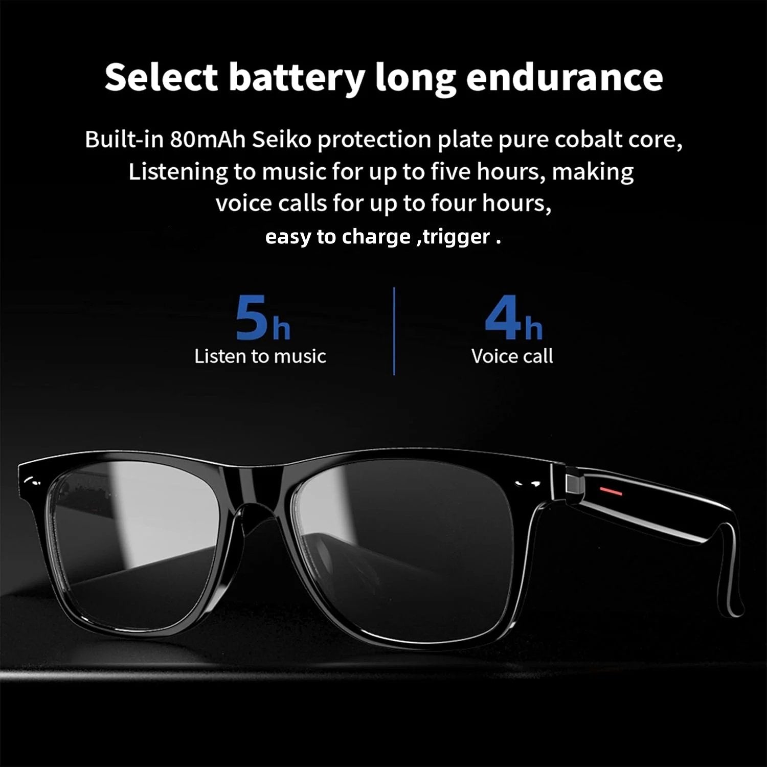 Smart Wireless Headphone Sunglasses