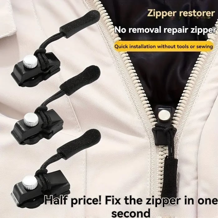 🔥Last Day Promotion - 48% OFF🎁Removable Universal Zipper Repairer-Buy 3 Get 3 Free