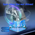 Ashtash Auto Windmill Design Solar Car Perfume Air Freshener Perfume