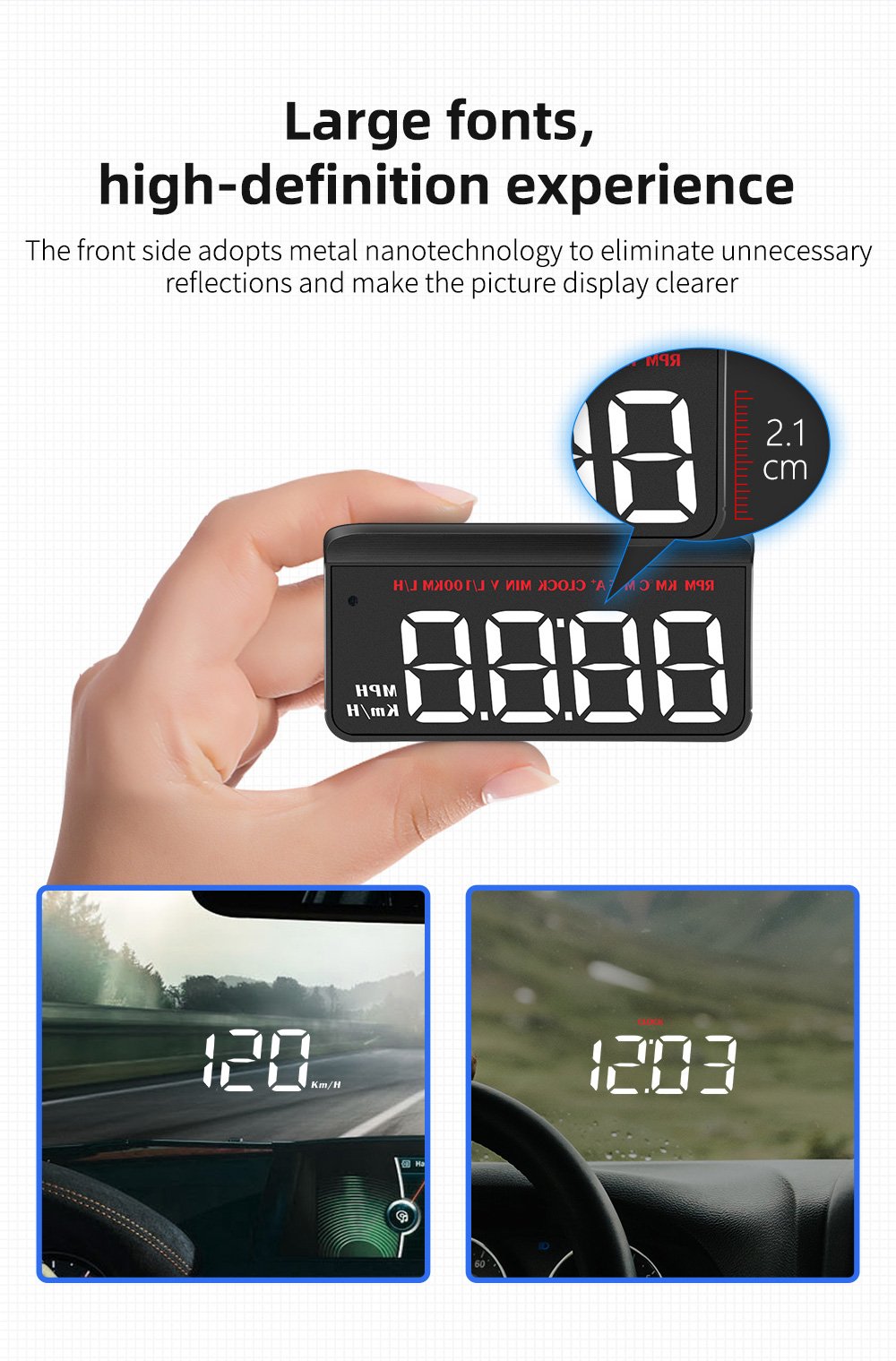 🎁Sale-47% OFF - Car Portable Speed Monitor