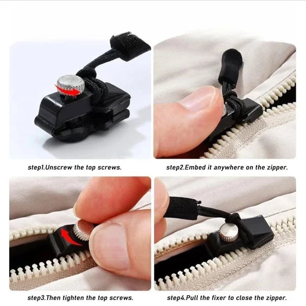 🔥Last Day Promotion - 48% OFF🎁Removable Universal Zipper Repairer-Buy 3 Get 3 Free